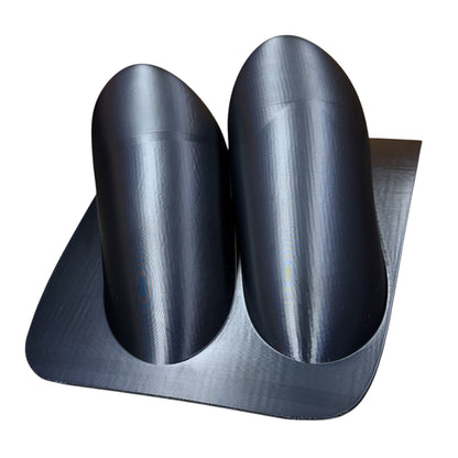 Unpainted VY/VZ Holden/HSV binnacle gauge pod replacing factory dash panel, designed for a clean OEM+ gauge setup.