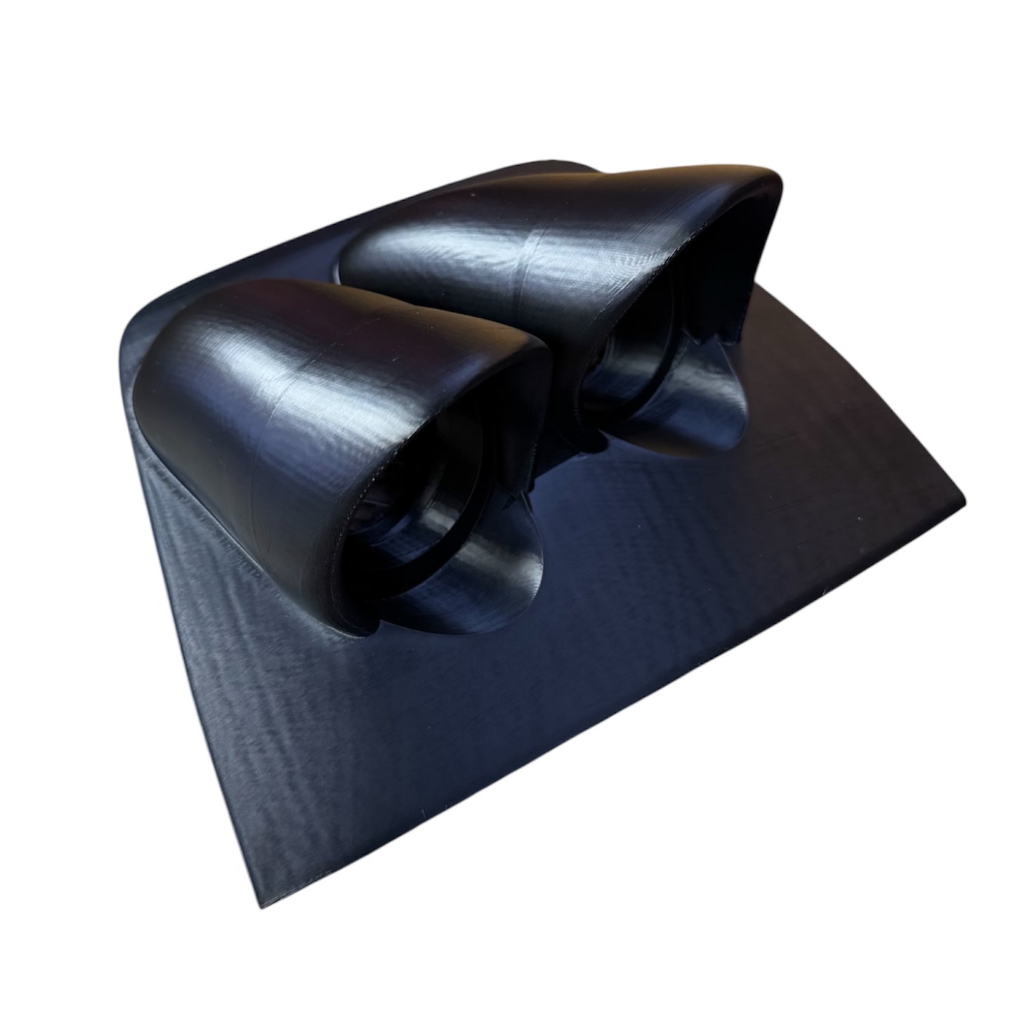 Unpainted black VY/VZ Holden/HSV binnacle gauge pod front view, OEM-style dash panel replacement (02–07).