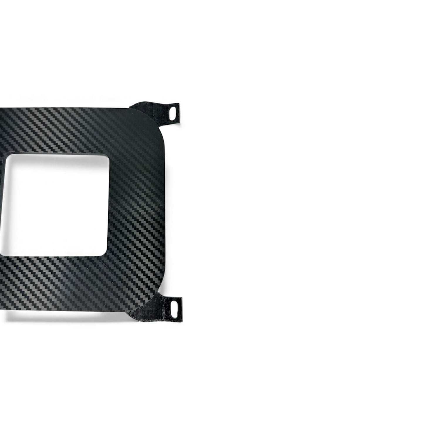 Carbon fiber textured shift plate installed on Honda EK Civic with B series engine.