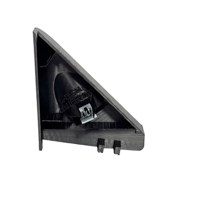 Aftermarket tweeter pods designed for 1996-2000 Honda Civic EK, complete with fitment guide for installation.