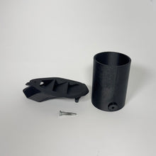 Close-up of carbon fibre vent gauge pod mounted in Subaru BRZ dashboard