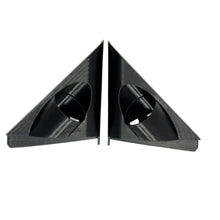 Honda Civic EK 1996-2000 aftermarket tweeter pods designed for custom audio upgrades.