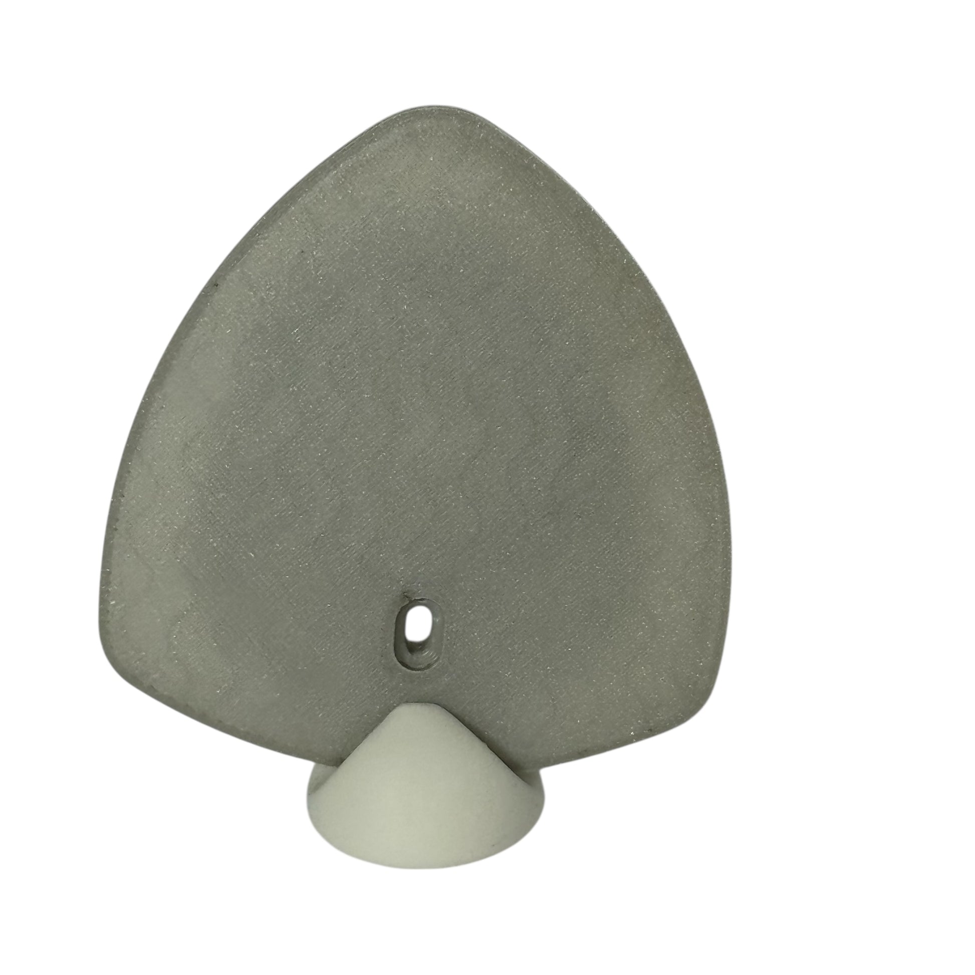 Milwaukee M12 battery magnetic base for tool storage and stable mounting on metal surfaces.